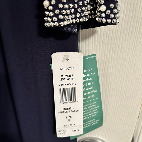 MSK Dress never worn in navy - Picture 3 of 3